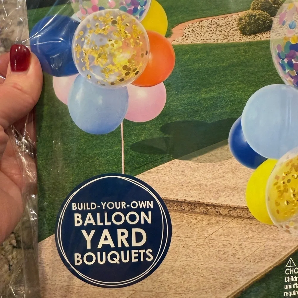 Party Balloon Yard Stakes by Party City 2 packages Brand New
